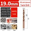 Set di punte da trapano HSS M35 al Cobalto per Legno, Metallo, Acciaio Inossidabile - Alta Durezza