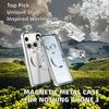 Luxury Magnetic Hybrid TPU Electroplate Bumper Frame Case for Nothing Phone 3 5G Clear Frosted Back Shockproof Cover