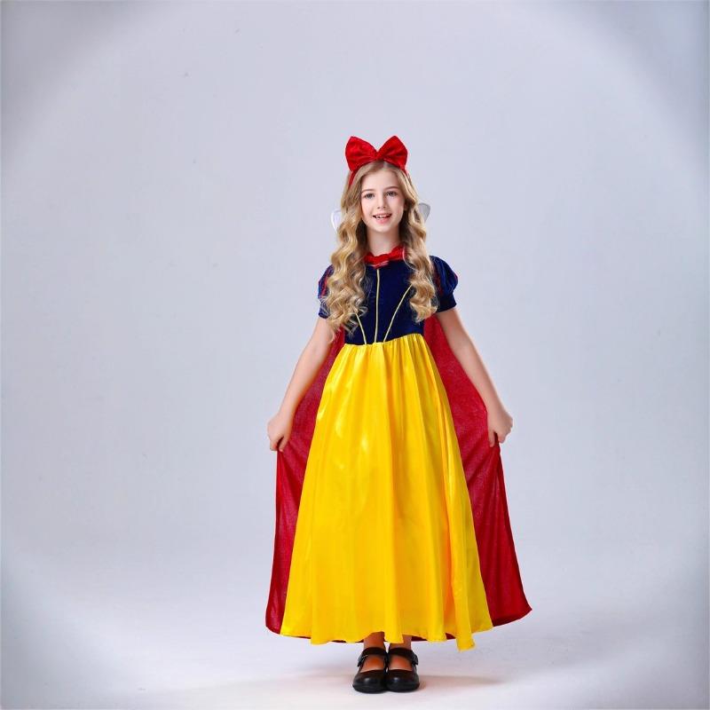 Halloween Children Adult Fairy Tale Drama Costume Snow White Dress Parent-child Performance Costume