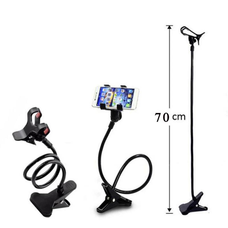 Universal Cell Phone Holder Flexible Long Arm Lazy Phone Stands Clamp Bed Tablet Car Mount Bracket For iPhone XS Samsung Support