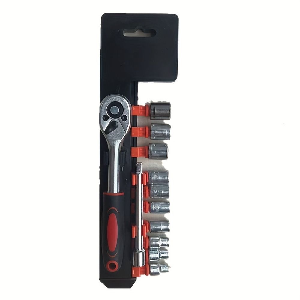 12Pcs/Set 4-13mm 1/4"Drive Wrench Tool Kit Quick Release Automotive Repair Tool Set Boat
