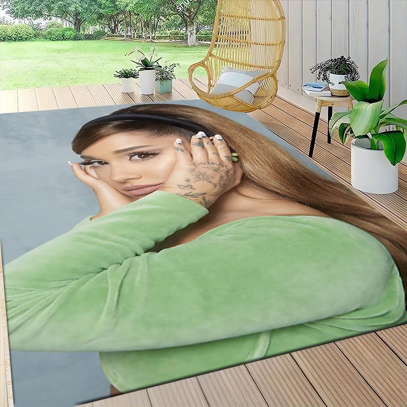 Ariana Grande'S Artistry Carpet Rug Soft Washable Antislip Home Living Room Sofa Mats Personalized Christmas Rug