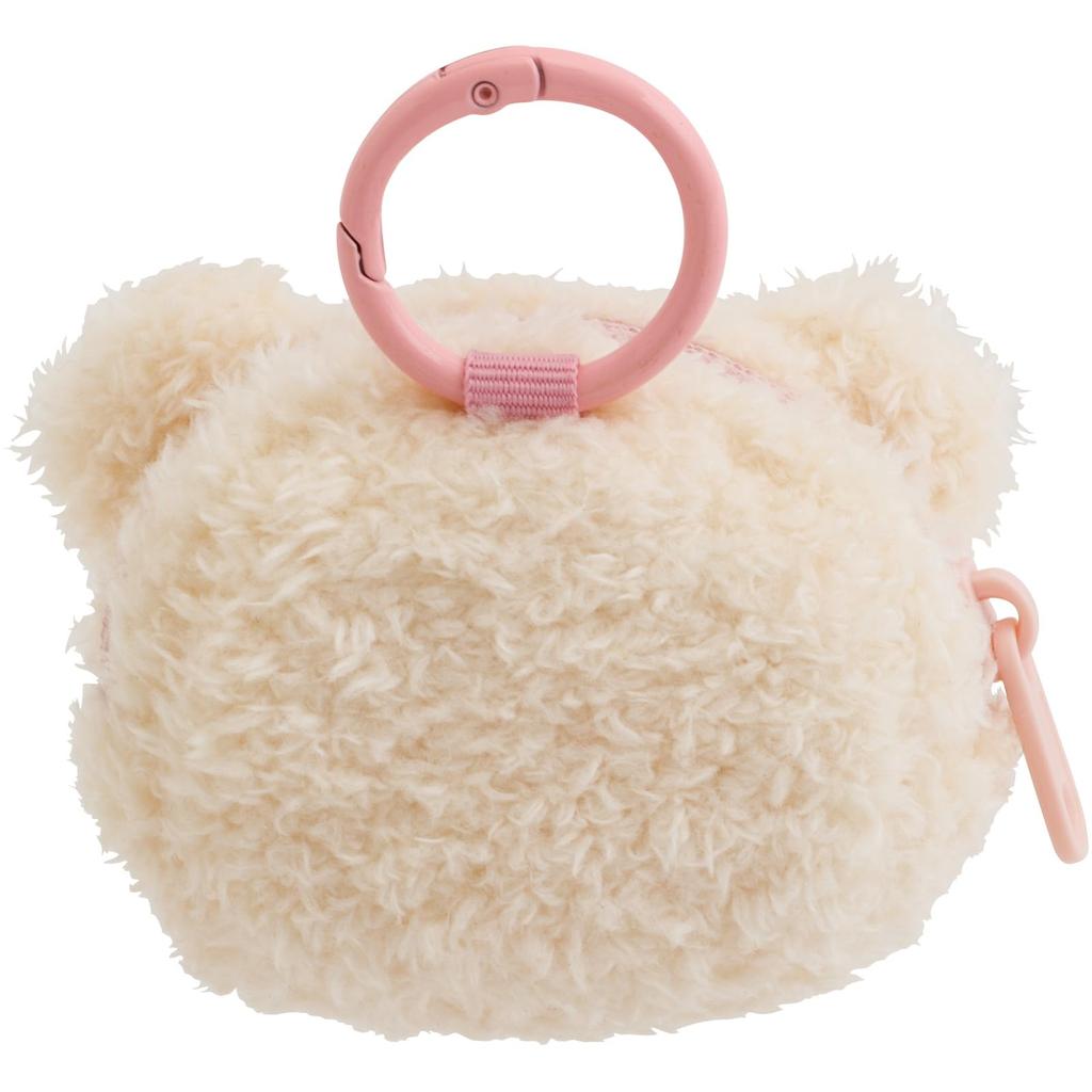 San-X Rilakkuma Plush Mini Pouch, Korilakkuma CA75402, H60 X 75 X D30mm