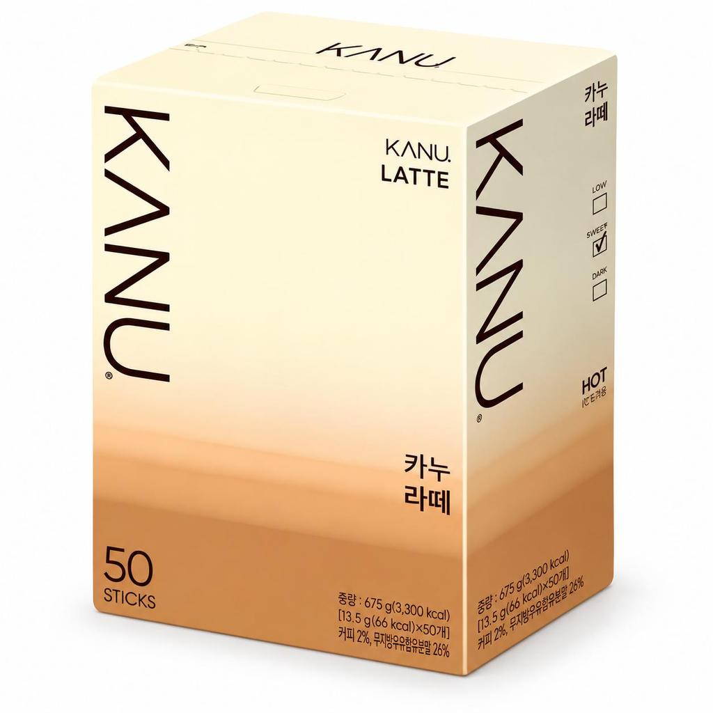 Maxim KANU Original Latte Instantkaffee 50 Beutel 675g