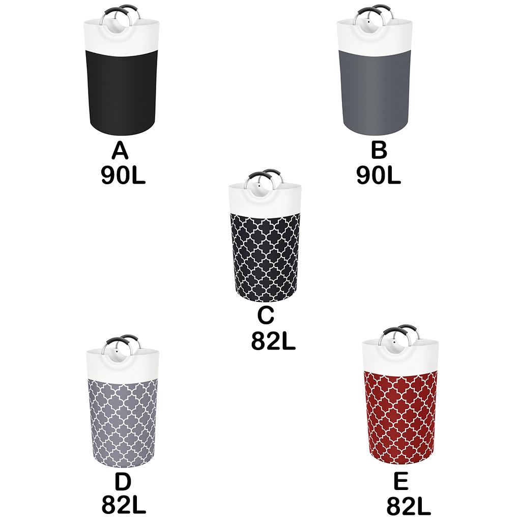 Laundry Basket Clothes Bag 90L Hamper Foldable Waterproof Lightweight Cloth Space Saving for Bedroom Dorm Travel