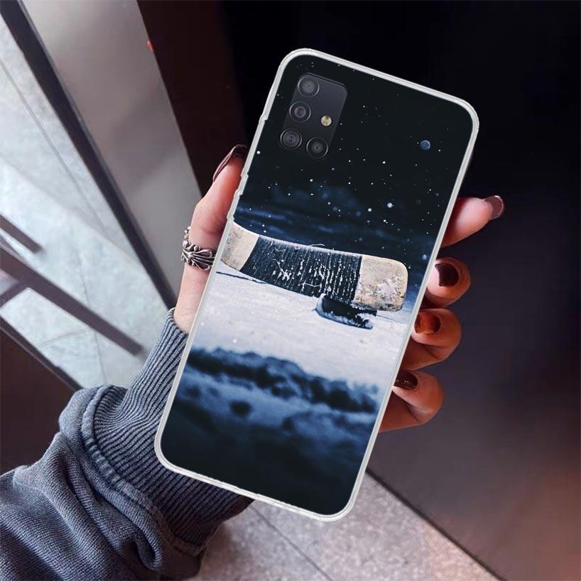 Ice Hockey Rink Sport Phone Case For Samsung Galaxy A12 A52S A42 A32 A22 A51 A50 Note 20 Ultra 10 S10 Plus A71 A70 A31 A30 A10S
