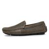 Summer Doudou Shoes Men's Single-layer Cowhide Punching Breathable Comfortable Soft Sole Lazy One-pedal Casual Loafers Men's Shoes