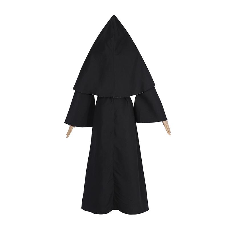 The Nun Cosplay Costume Horror Films Cosplay Cross Ghost Halloween Costume The Conjuring Black Women Halloween Costume
