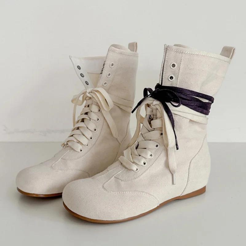 

Ботильоны женские кроссовки на плоской подошве повседневная обувь спортивная женская осень 2024 тренд дизайнерские ковбойские парусиновые туфли замшевые зимние ботинки женские 40 белый