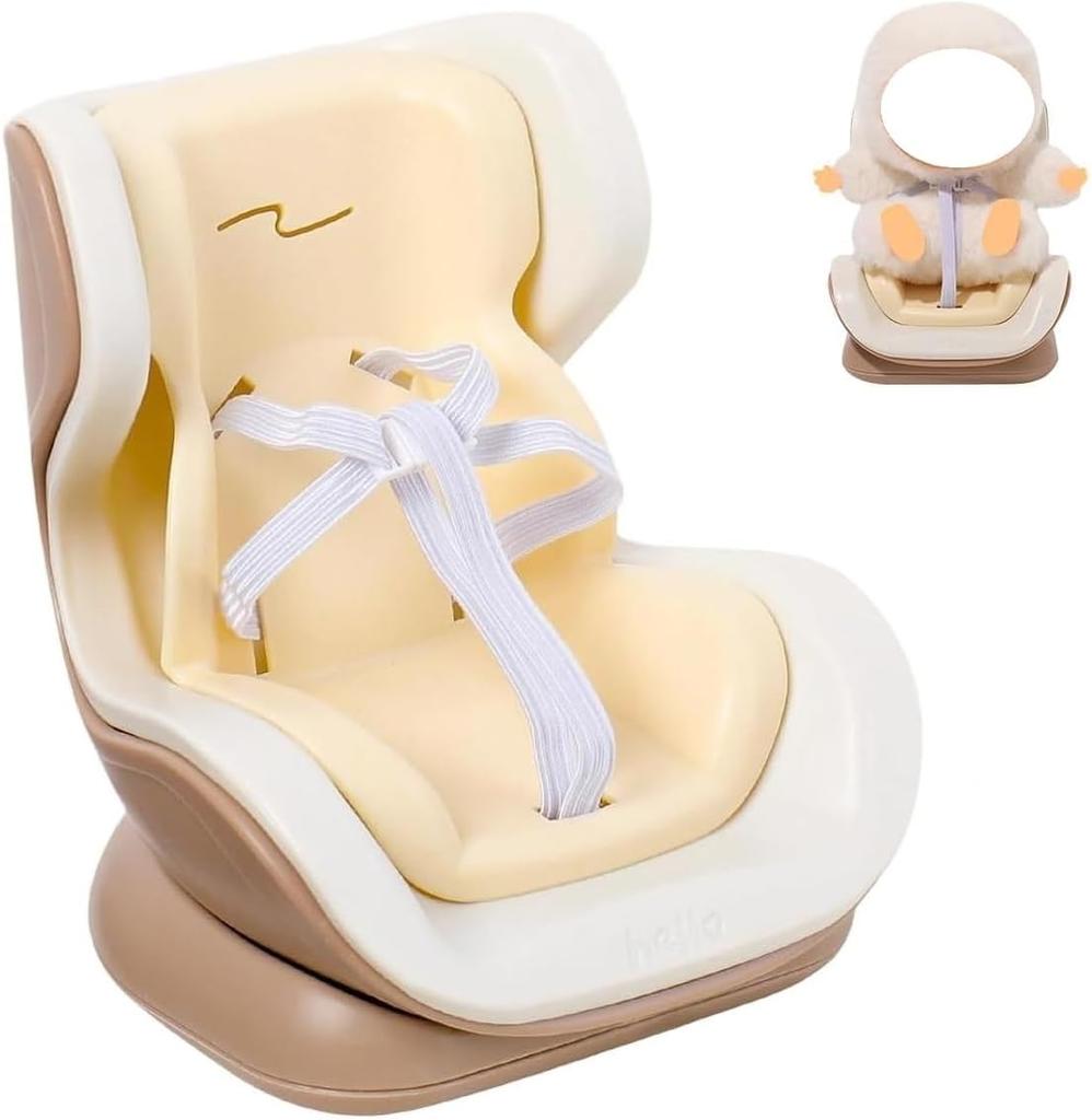Doll Stand Accessories,Doll Display Holder Support for 4-8 Inches,Keep for LABUBU In a Standing Position (Khaki)