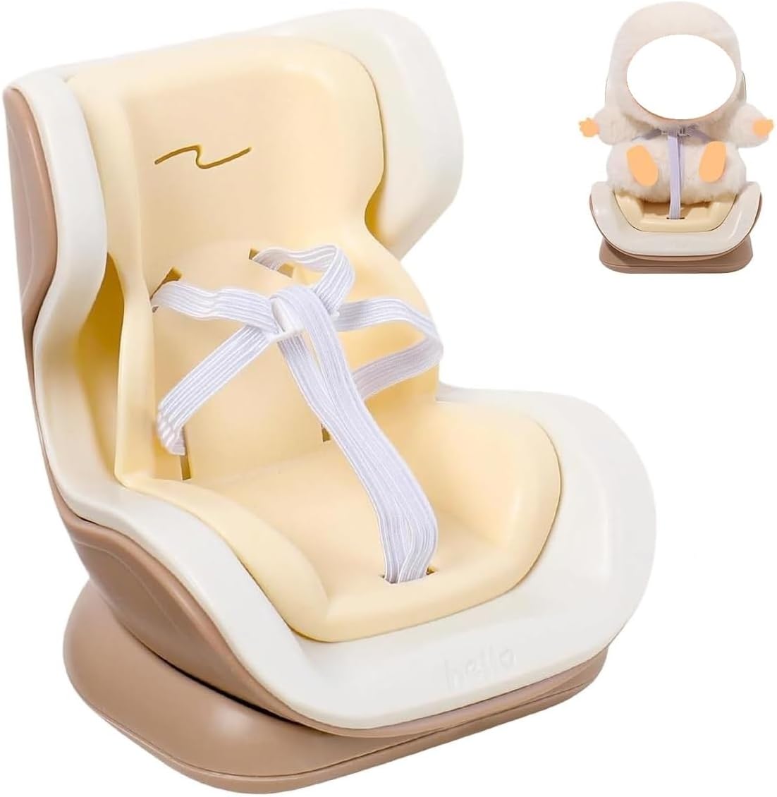 

Doll Stand Accessories,Doll Display Holder Support for 4-8 Inches,Keep for LABUBU in a Standing Position (Khaki) бежевый