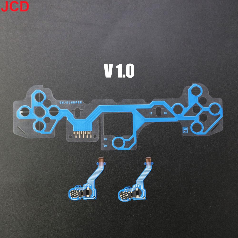 JCD 1pcs For PS5 Button Ribbon Circuit Board For PS5 V1 V2 Controller Replacement Conductive Film Keypad Flex Cable