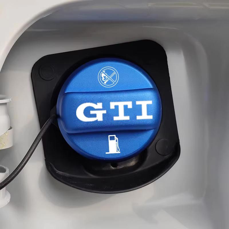 2026 Nové Pro VW VOLKSWAGEN 1KS Víčko nádrže automobilu Slitina Víčko olejové nádrže Kryt palivové nádrže pro Volkswagen VW GTI Logo Rline Polo Golf 5 MK5