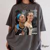 Caitlin Clark Angel Reese Tričko Basketbalové Tričko Dámské Basketbalové Grafické Tričko Fanouškovský Dárek na Den Zápasu