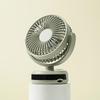 Rechargeable USB Mini Silent Clip Fan for Bedside, Dorm, and Desktop Use.