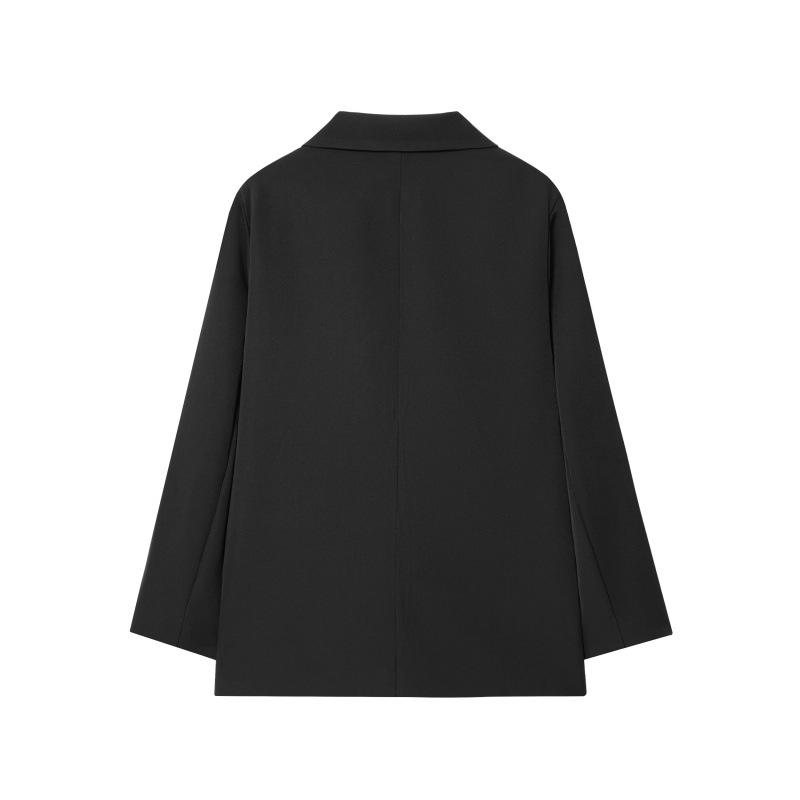 European & American Style 2025 Autumn/Winter Oversized Double-Breasted Casual Blazer