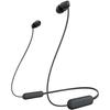 Sony Wireless Earphones WI-C100 Bluetooth compatible 25 hours stamina IPX4 water-resistant DSEE equipped Black BZ Small