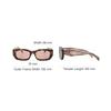 Prada Logo Arm Rectangular Sunglasses Unisex Sunglasses Tortoiseshell SPRB05-F-23A6OB