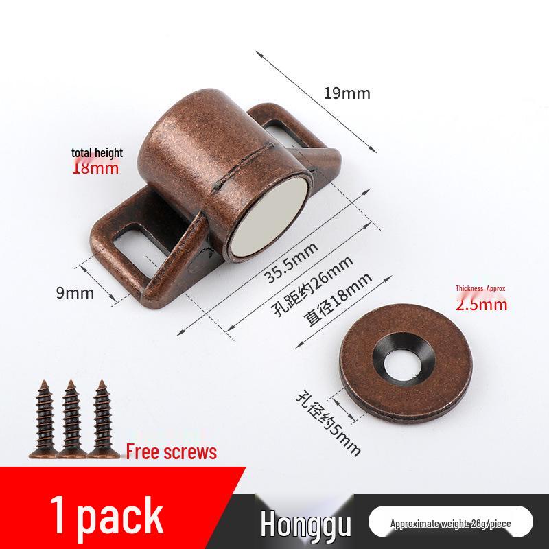 Stainless Steel Magnetic Cabinet Door Suction Clip - Strong Household Hardware Accessory