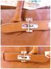 [USED] Parantica Sita Turnlock Leather Tote Bag Camel Women's Handbag Japan Import