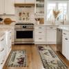 1Pcs Anti Fatigue Kitchen Rugs,  Vintage Rooster Print Waterproof Non-Slip Thick Cushioned Kitchen Mat Heavy Duty Comfort Standing Mat for Kitchen
