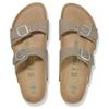 Birkenstock Sydney Vegan Synthetics Vegan Narrow Fit Sandals 'Gray Taupe' Women's 1026700