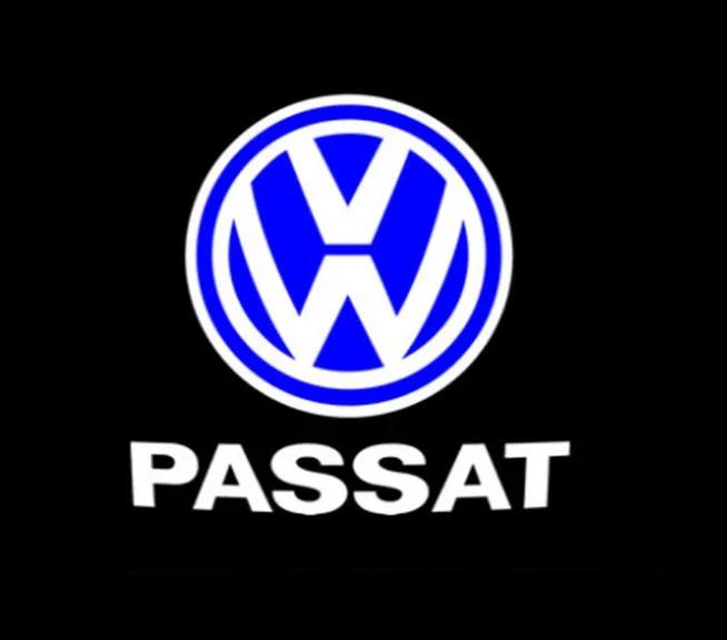 For VW Volkswagen Jetta MK5 Golf 2Pcs LED Car Door 3D Projector Courtesy Lamp Ghost Shadow Light For VW Passat B5 B5.5 2000-2010