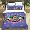Cute Powerpuff Girls Bedding Sets Exquisite Bed Supplies Set Duvet Cover Bed Comforter Set Bedding Set Luxury Birthday Gift
