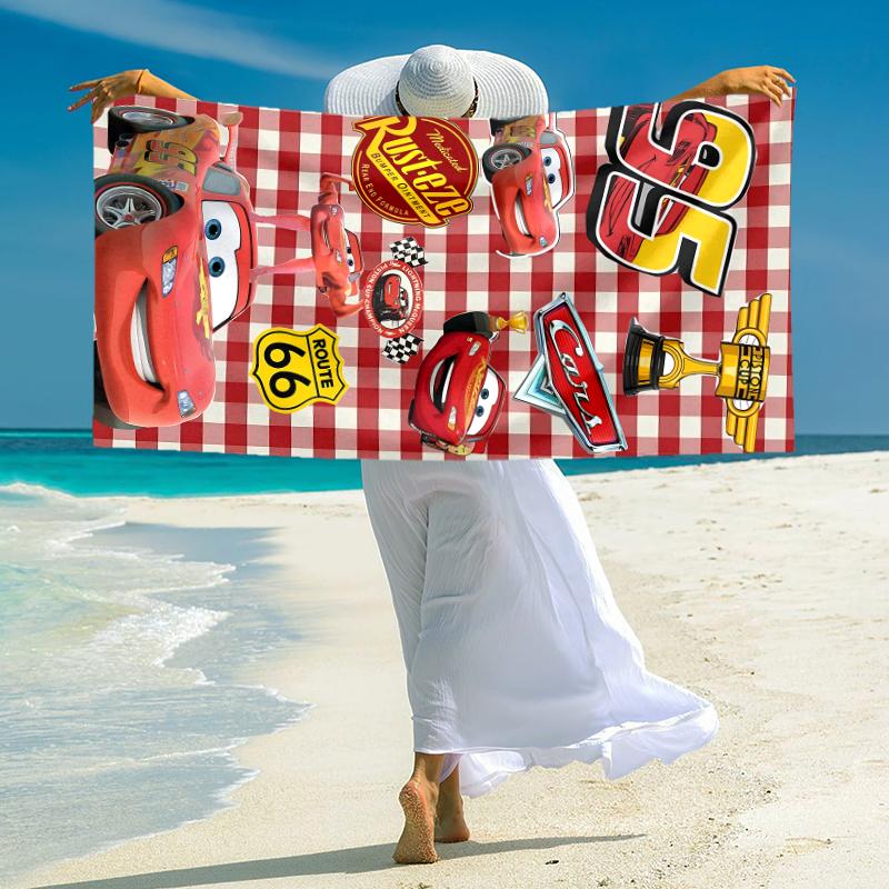 Cars Movie Poster Towel Large Quick-Drying Microfiber soft S-Square Pants-s Beach Towel for Travel Fitness Bathing Camping. 0730s86