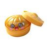 Knödel Stressbälle Spielzeug mit Dampfgarer Simulation Essen Squishies Brötchen Fidget Sensorisches Spielzeug für Zuhause Schreibtischdekoration Partygeschenke