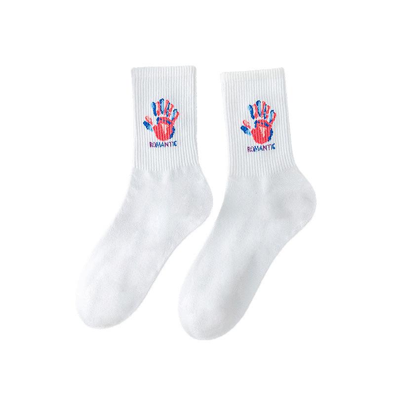 36-47 Sports Socks, Basketball Mid-Height Socks, Comfortable And Soft Men'S Stockings
