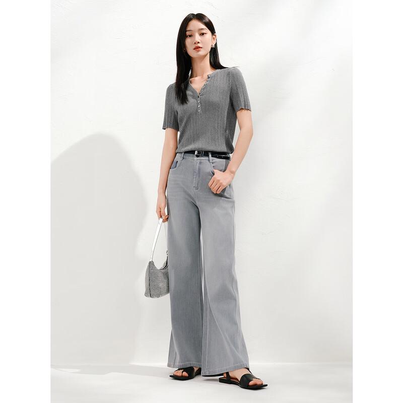 

JUZI ANNACO Starlight Sparkle Short Sleeve Knit Top XL