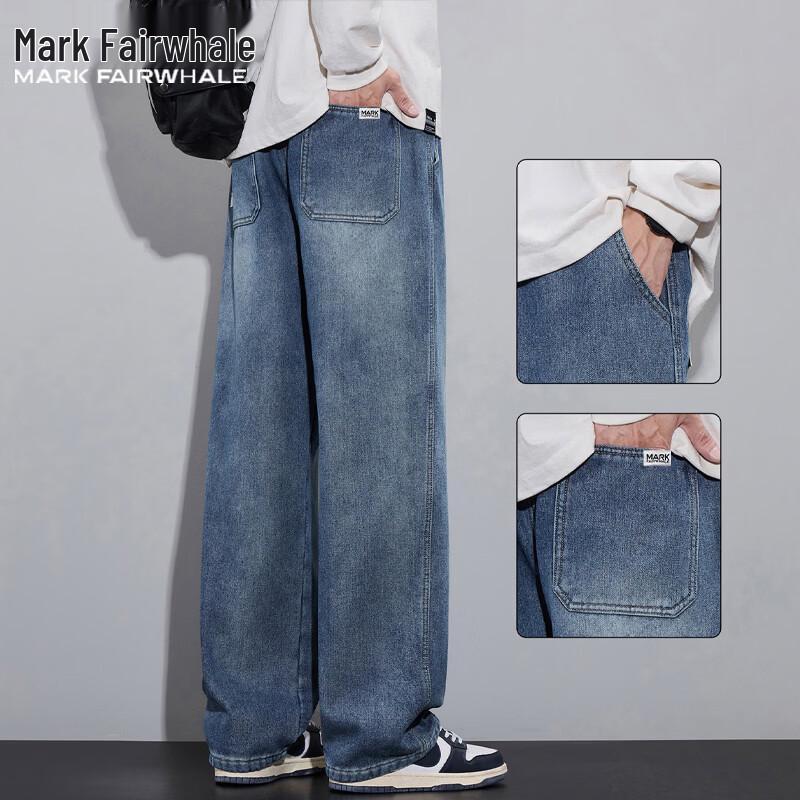 Mark Fairwhale Men s Straight-Leg Loose Fit Jeans S