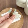 3.5CM Elegant France Acetate Leopard Hair Claw Women Small Size Sweet Hair Clip Shark Clip Girl Hair Accessories