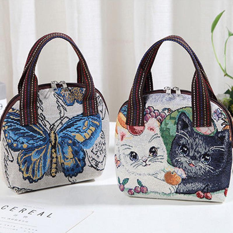 Woven Bags For Women Shoulder Bag Retro Casual Tote Handbags Ethnic Style Bags
