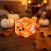 Quetschwürfel Spielzeug Halloween Geist Stress Sensorisches Spielzeug Angstlinderung Langsam aufsteigend Glitzer Kneten für Kinder Erwachsene Mini