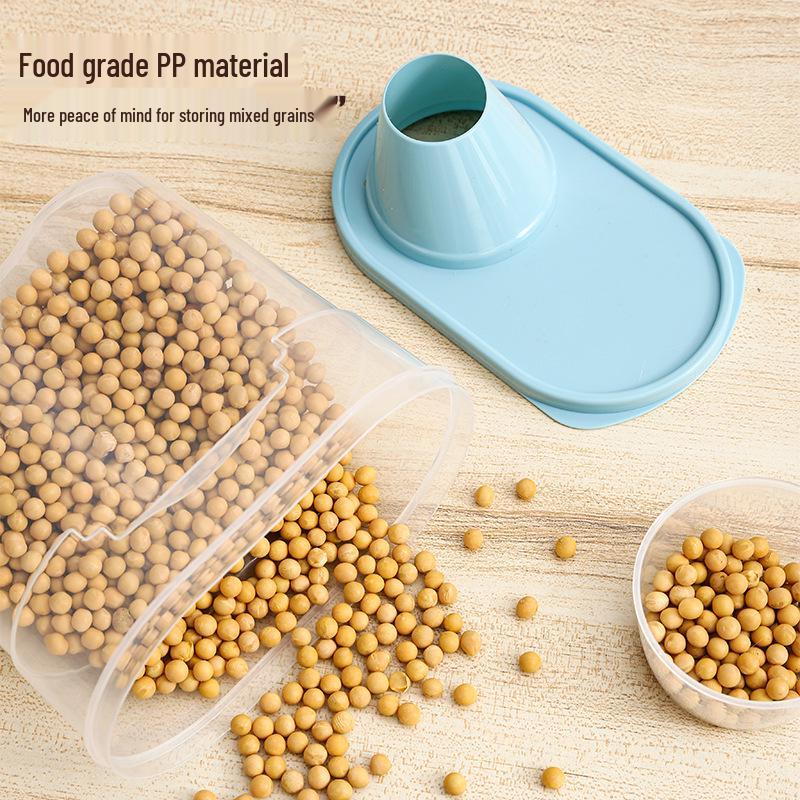 Transparenter Kunststoff-Getreidelagerbehälter, feuchtigkeits- und insektenfest