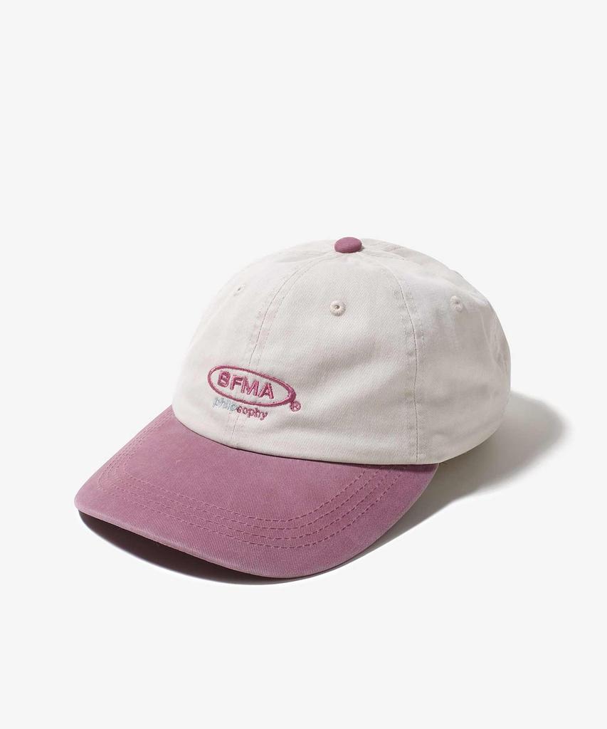 Beollunpeulenjeu Bfma Philosophy Two-Tone Washed Ball Cap Burgundy