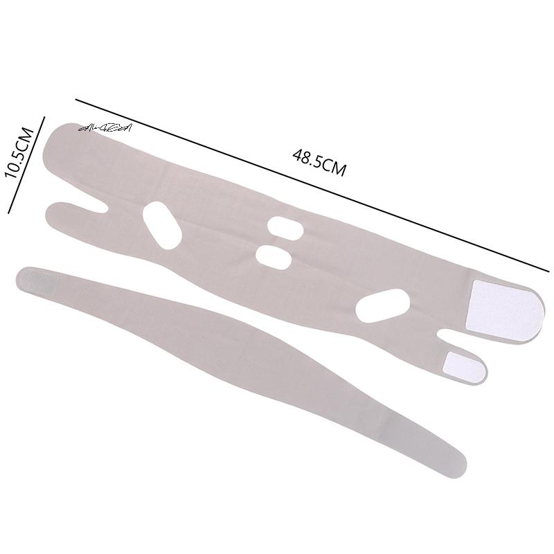 Breathable V-Shaped Mask Strap Face Slimming Bandage Double-Chin Reducer Face Lifting Belt Slim Strap with Double Deck Tightener