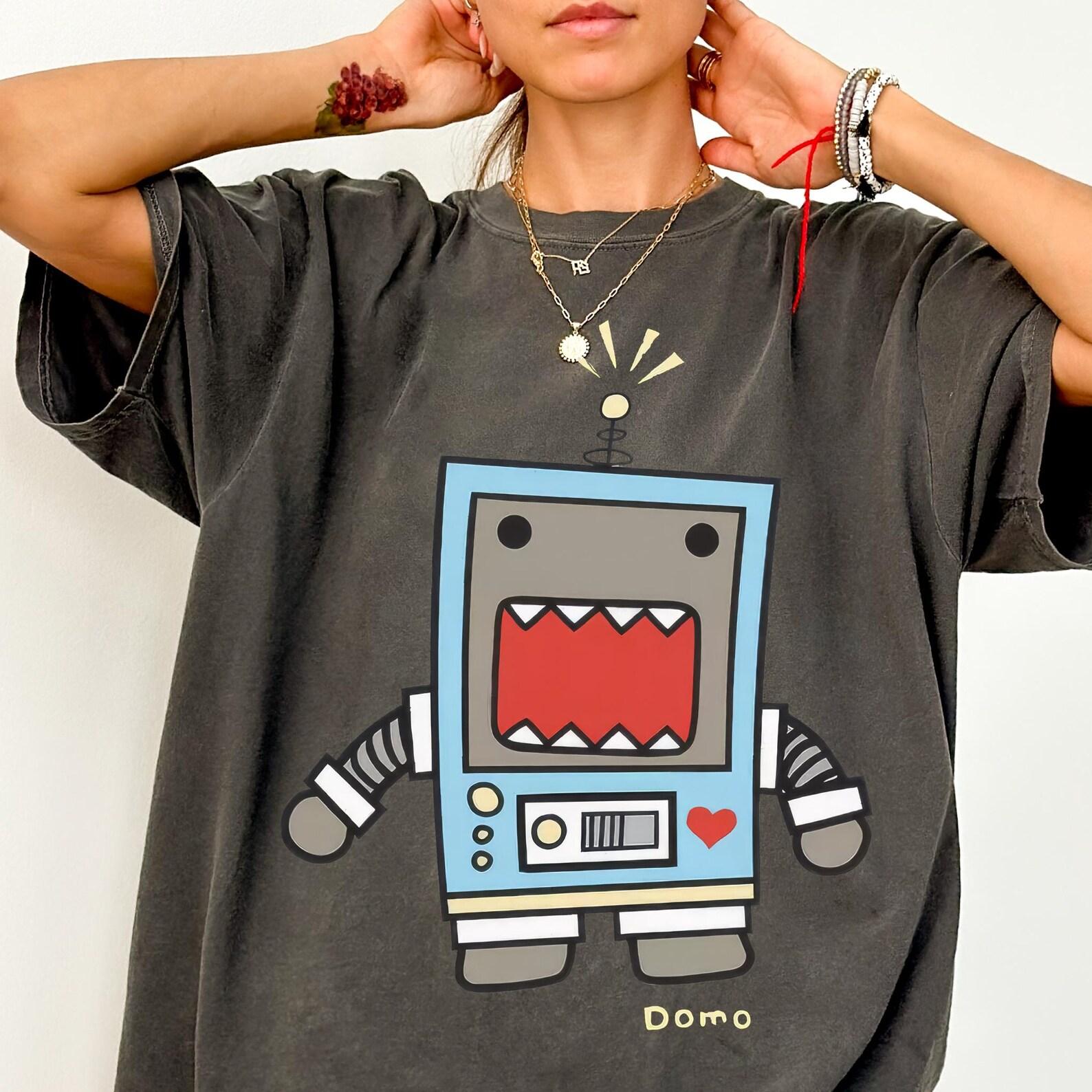Comfort Colors® Domo Machine Shirt – Y2K Shirt,Harajuku Shirt,Kawaii Shirt,Domo Tshirt 2XL