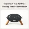 Portable Speakers Stand Metal Desk Organizers with AntiSlip Wood Feet for B&W Formation Wedge Speakers