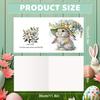 6pcs Easter Diamond Painting Greeting Cards DIY Diamond Painting Gift Card Diamond Art Greeting Cards Arts Crafts for Easter