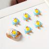 40PC 10mm Little Penguin Cartoon Nail Decoration Cute Animal Dropping Oil Penguin DIY Phone Case Nail Decoration