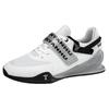 Mens Low-Cut Weightlifting Shoes Squat Training Rubber Sole Anti-Slip Gym Footwear TPU Upper