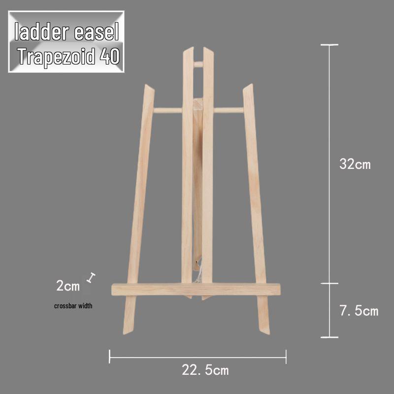 Wooden Foldable Mini Tabletop Easel for Painting and Sketching