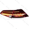 For Volkswagen VW Golf 7/7.5 2013-2020 Modification LED Tail Light Streamer Turn Signal Fog Lamp Tail Light Assembly Accessories