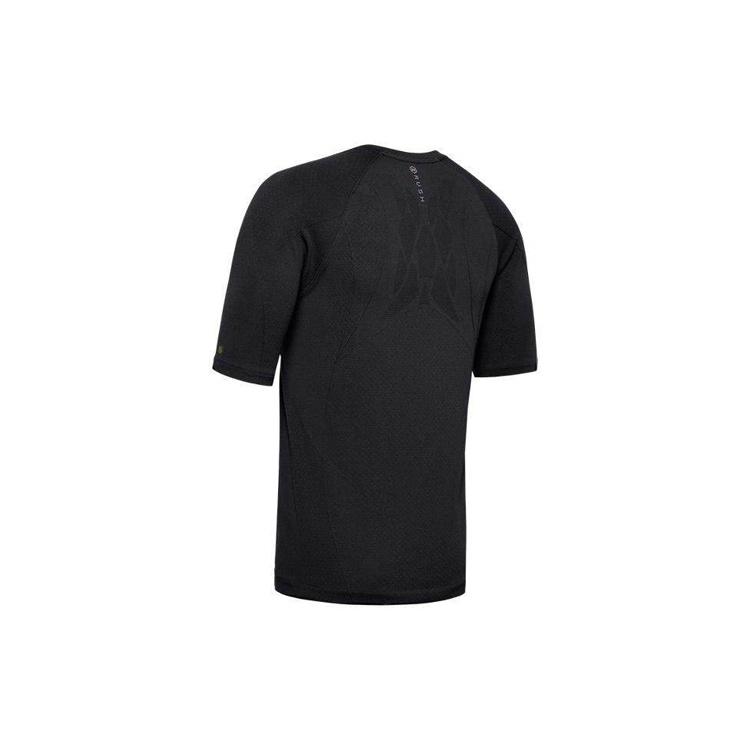 Men's Under Armour RUSH Seamless Short Sleeve Black 1351451-001