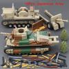 Camion Militar Tun Armă Războiul Mondial II Armata Japoneză 89 92 Vehicul Greu Blindat Tip Tanc de Luptă Blocuri de Construcție Cărămizi Model Jucării