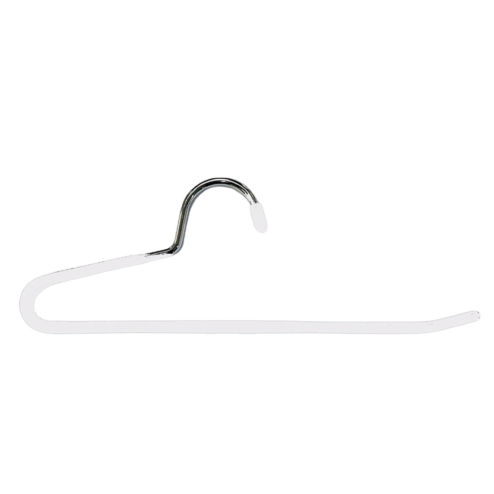 

Short Neck Storage Trouser Rack Thickened Material For Clothes Store 10pcs білий