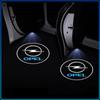 1/2Pcs LED Welcome Light Car Door Projector Lamps Car Accessories Emblem For Opel crosa d astra h insignia astra j zafira b mokkaastra vivaro astra g